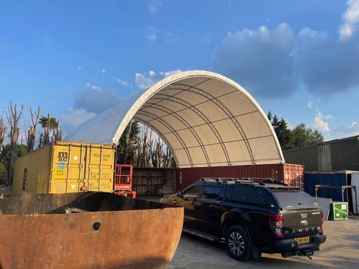 A Successful 40x40 Double Trussed Steel Building Installation in West Sussex