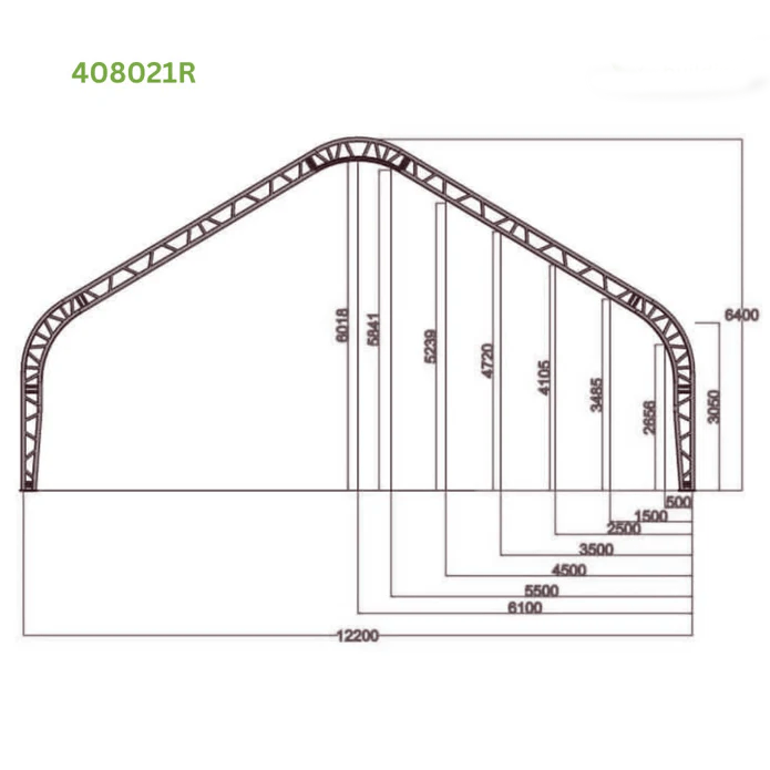 40FT Series Double Truss - Industrial Storage Tent