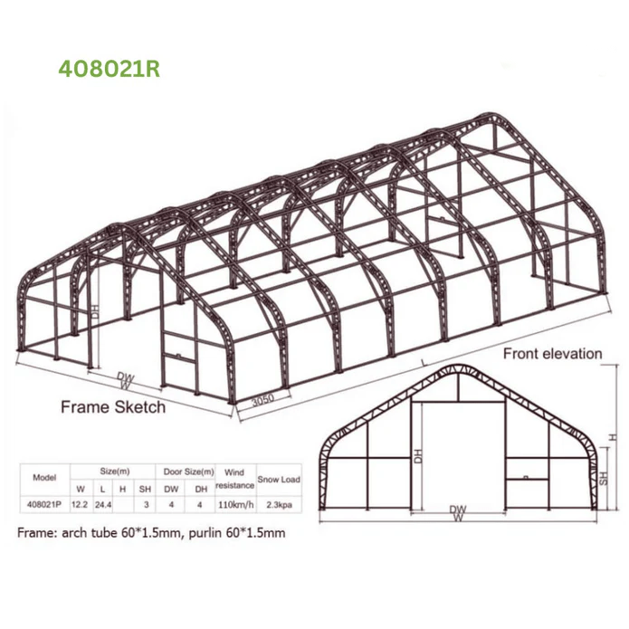 40FT Series Double Truss - Industrial Storage Tent
