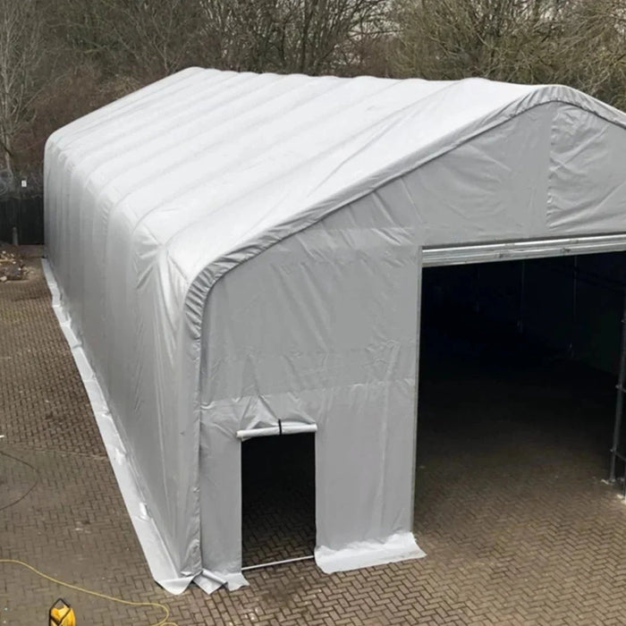 Volkswagen's Winter Double Truss Storage Tent Project by  Storage Shelter Solutions