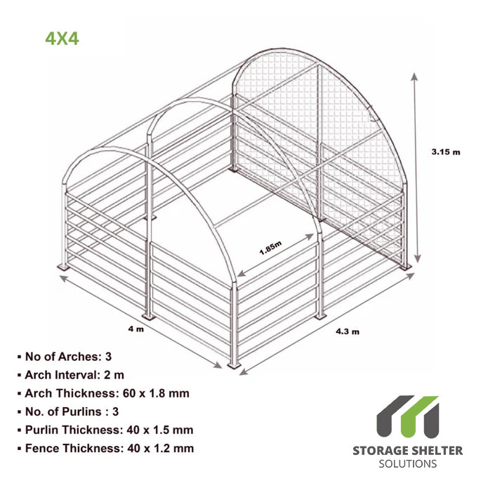 10x10m Large Livestock Shelter Tent