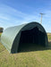 open front single trussed storage tent