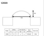 20x20ft container canopy shows its length and height