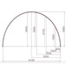 Single trussed Industrial Storage Tent Sizes
