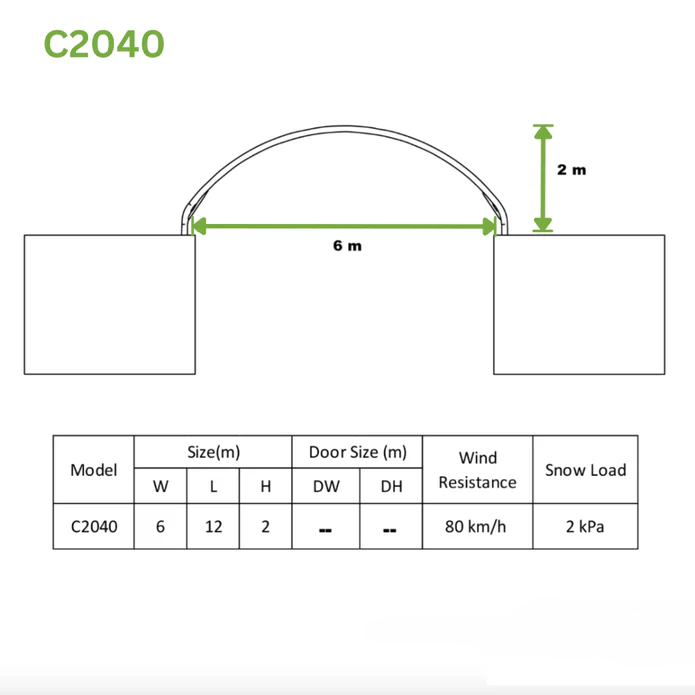 20x40ft Container Canopy
