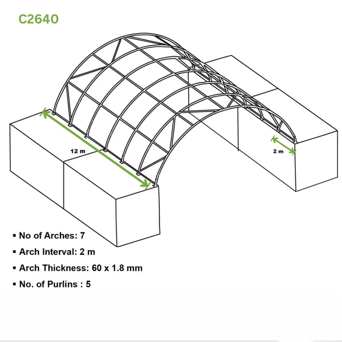 26x40ft Container Canopy