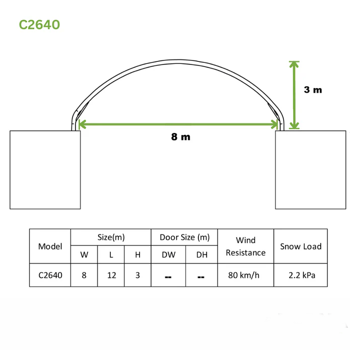 26x40ft Container Canopy