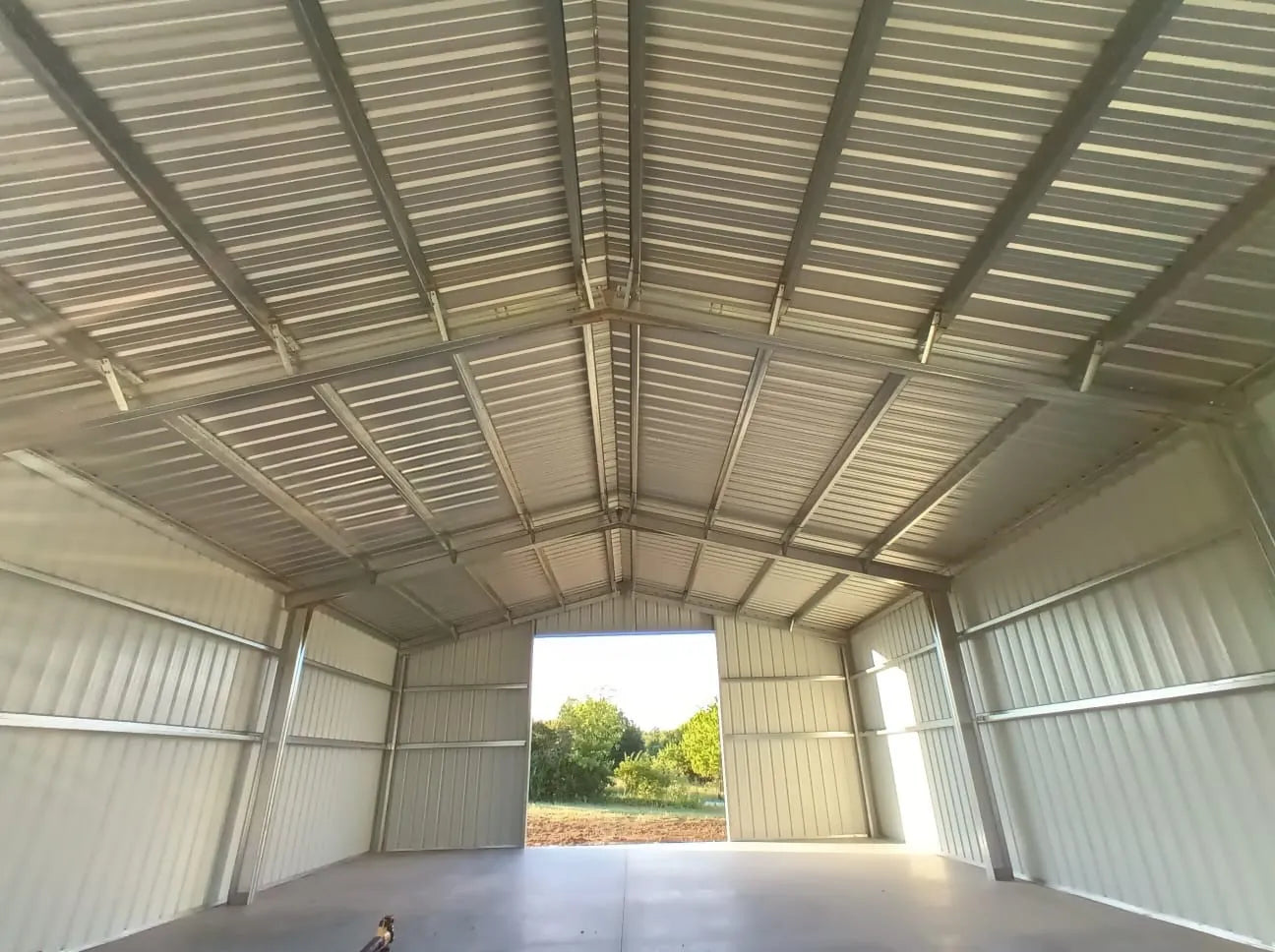 Inside the Steel Building