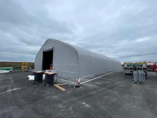 60ft x 120ft x 25ft Storage tent - Varna Buildings