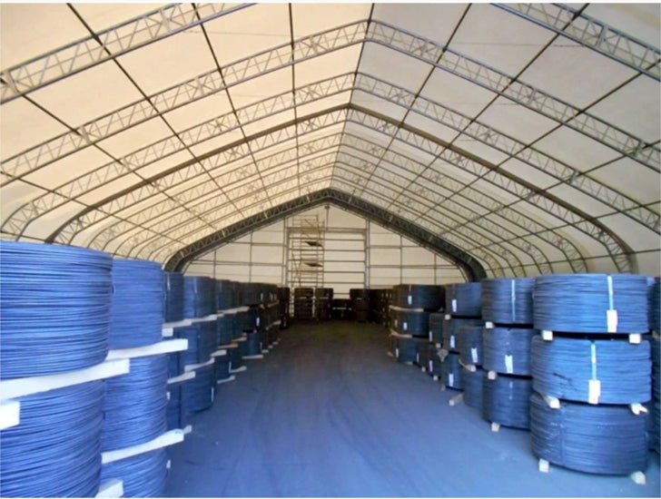 70ft x 150ft x 28ft Storage tent - Varna Buildings